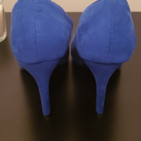 Royal blue Heels - Picture 3 of 5